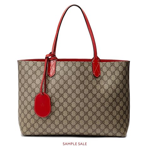 gucci reversible large gg tote bag brown|authentic Gucci tote bags.